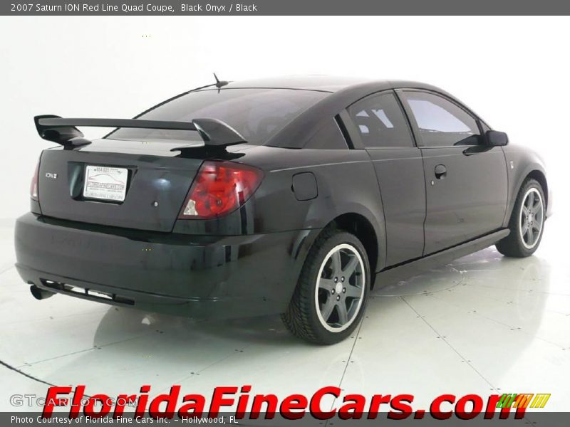 Black Onyx / Black 2007 Saturn ION Red Line Quad Coupe