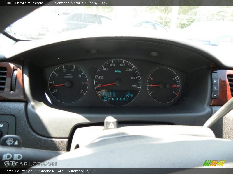 Silverstone Metallic / Ebony Black 2008 Chevrolet Impala LT