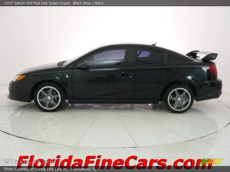 Black Onyx / Black 2007 Saturn ION Red Line Quad Coupe