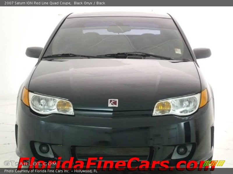 Black Onyx / Black 2007 Saturn ION Red Line Quad Coupe
