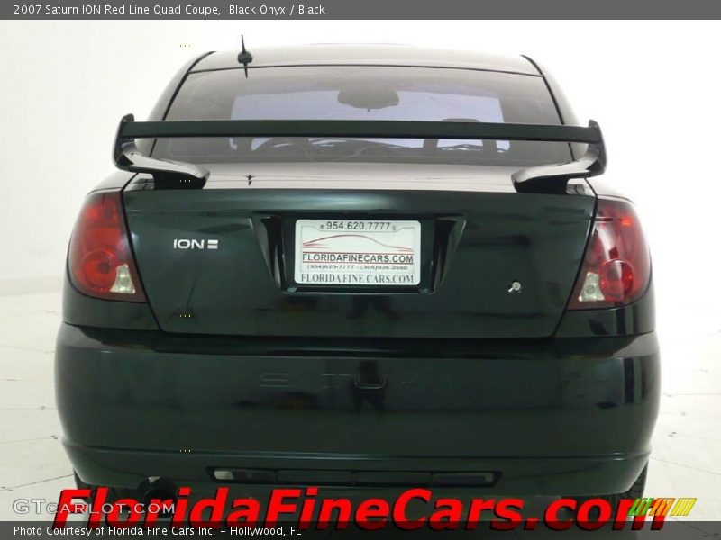 Black Onyx / Black 2007 Saturn ION Red Line Quad Coupe