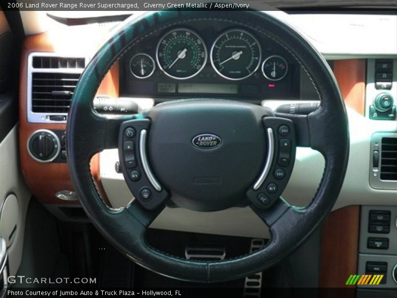 Giverny Green Metallic / Aspen/Ivory 2006 Land Rover Range Rover Supercharged
