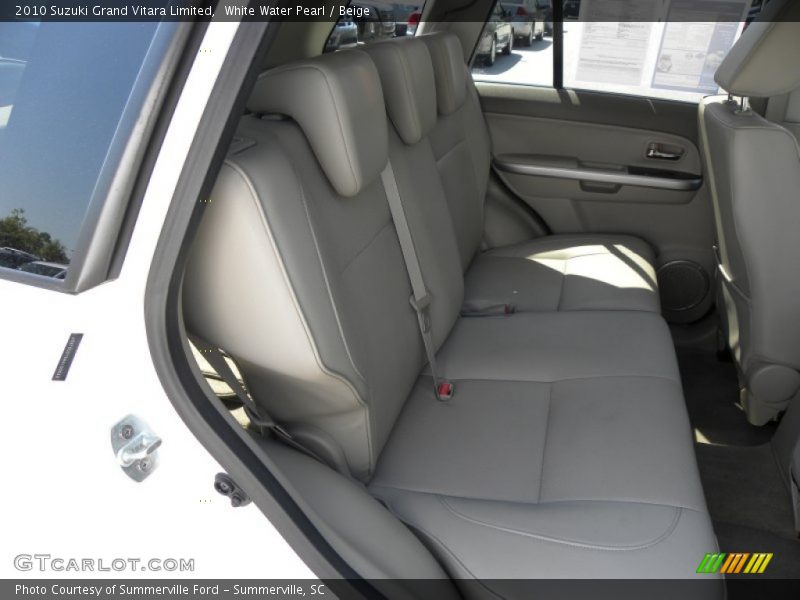 White Water Pearl / Beige 2010 Suzuki Grand Vitara Limited