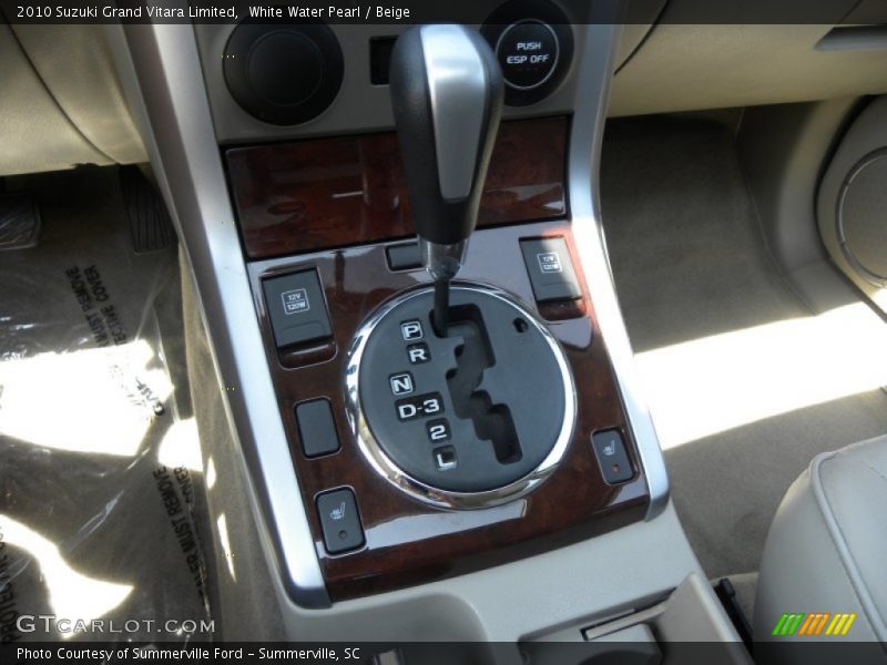 White Water Pearl / Beige 2010 Suzuki Grand Vitara Limited