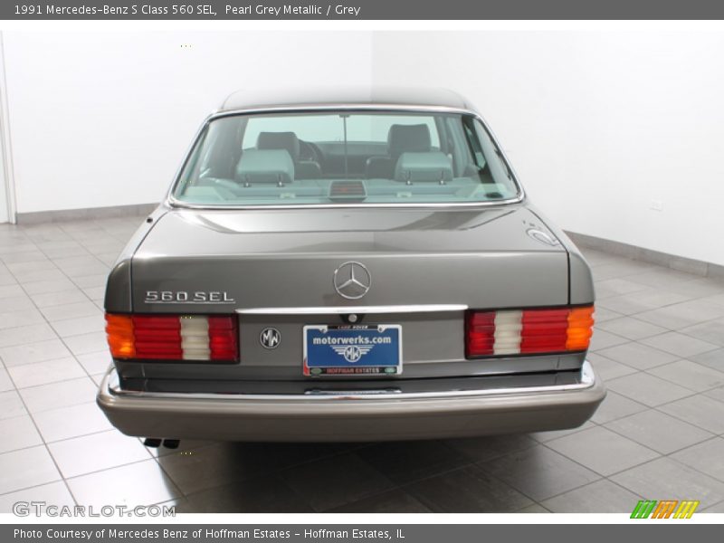 Pearl Grey Metallic / Grey 1991 Mercedes-Benz S Class 560 SEL