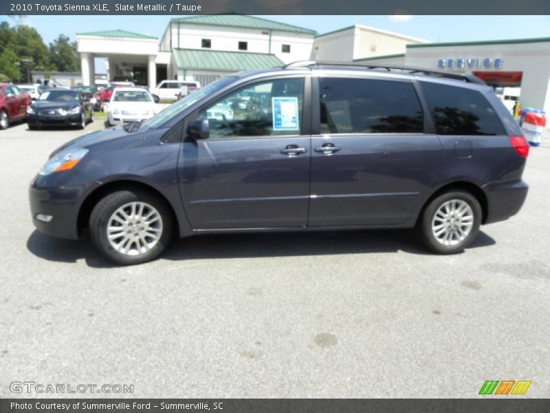 Slate Metallic / Taupe 2010 Toyota Sienna XLE