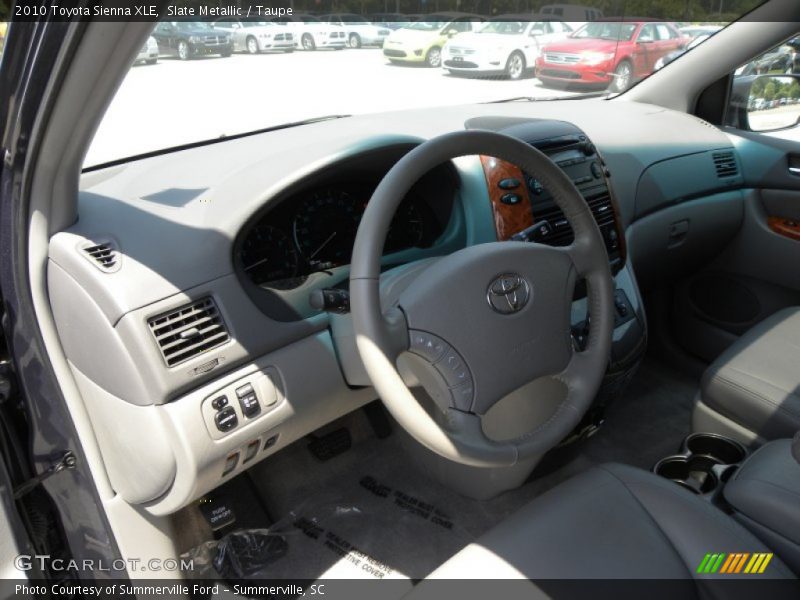 Slate Metallic / Taupe 2010 Toyota Sienna XLE