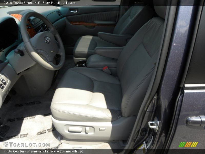Slate Metallic / Taupe 2010 Toyota Sienna XLE