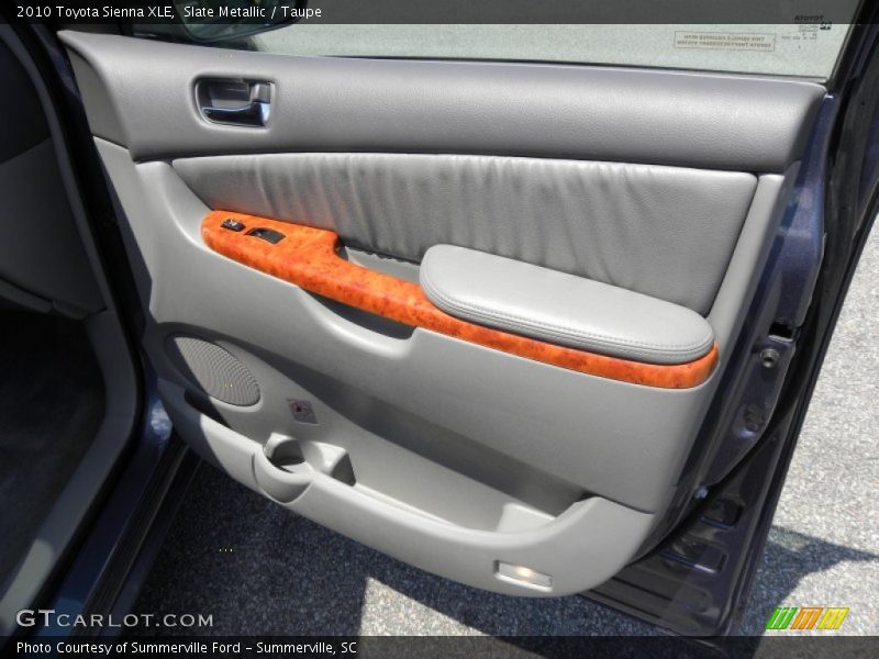 Slate Metallic / Taupe 2010 Toyota Sienna XLE