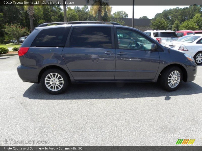 Slate Metallic / Taupe 2010 Toyota Sienna XLE