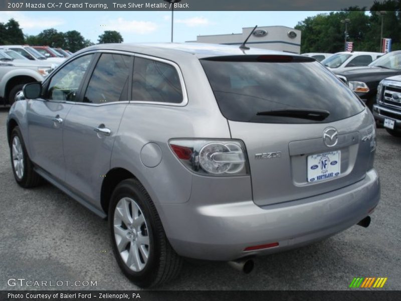 True Silver Metallic / Black 2007 Mazda CX-7 Grand Touring