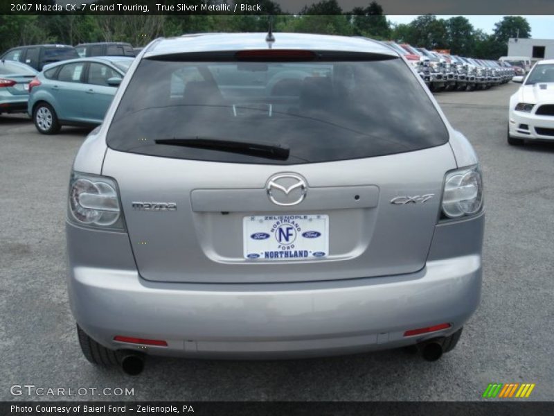 True Silver Metallic / Black 2007 Mazda CX-7 Grand Touring