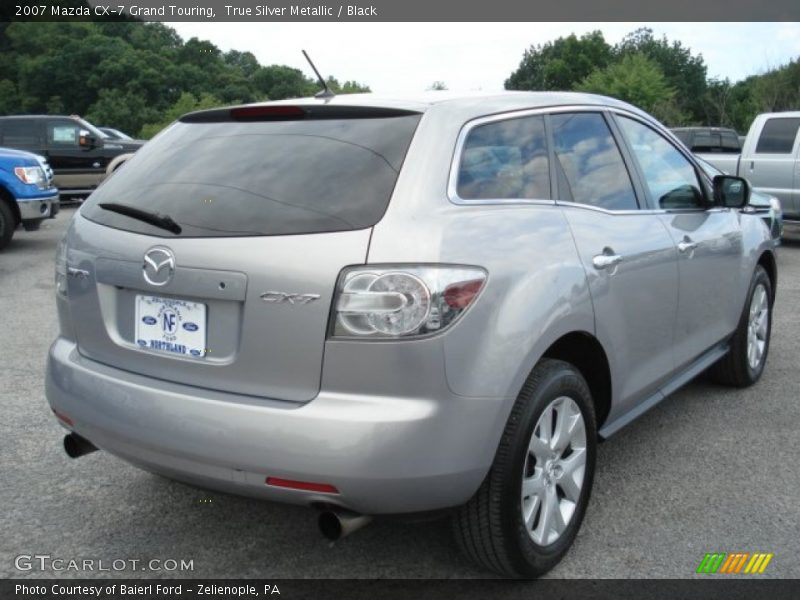 True Silver Metallic / Black 2007 Mazda CX-7 Grand Touring