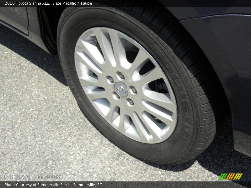 Slate Metallic / Taupe 2010 Toyota Sienna XLE