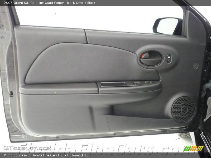 Black Onyx / Black 2007 Saturn ION Red Line Quad Coupe