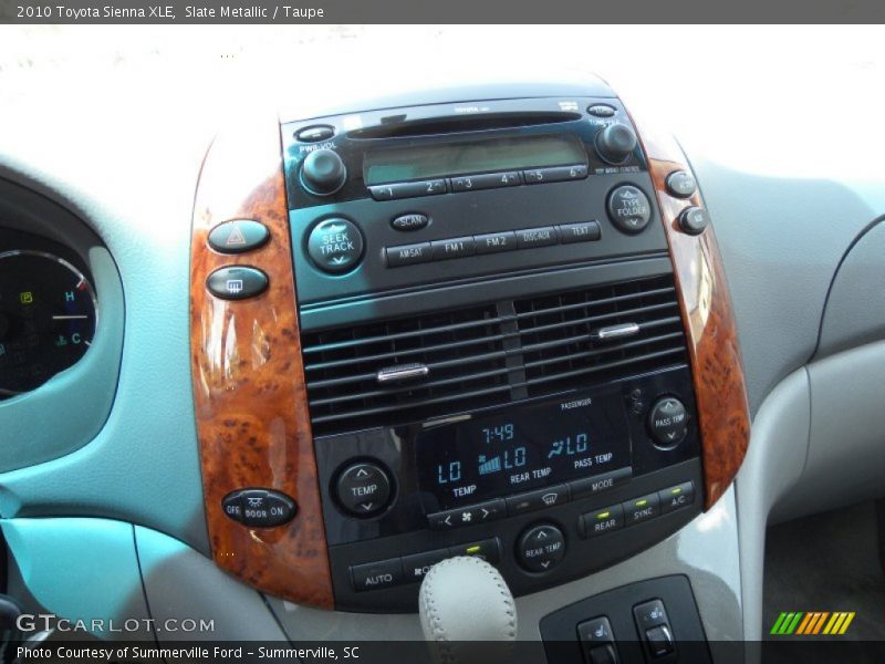Slate Metallic / Taupe 2010 Toyota Sienna XLE