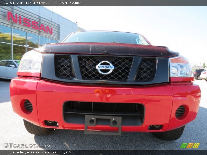 Red Alert / Almond 2010 Nissan Titan SE Crew Cab