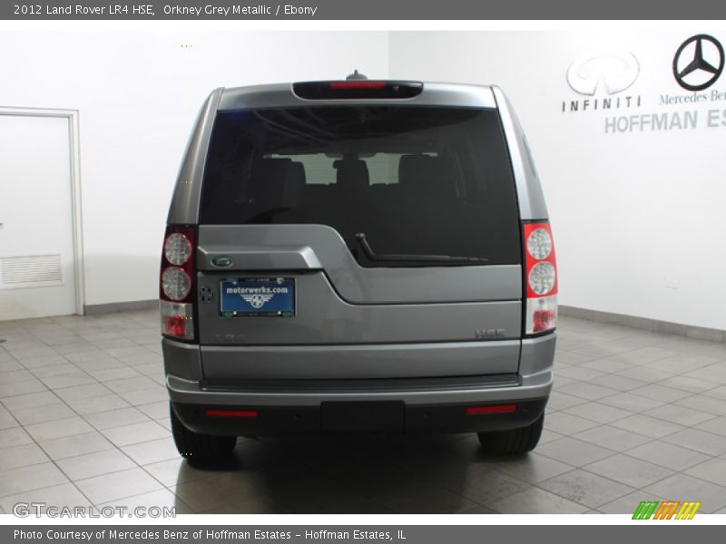 Orkney Grey Metallic / Ebony 2012 Land Rover LR4 HSE