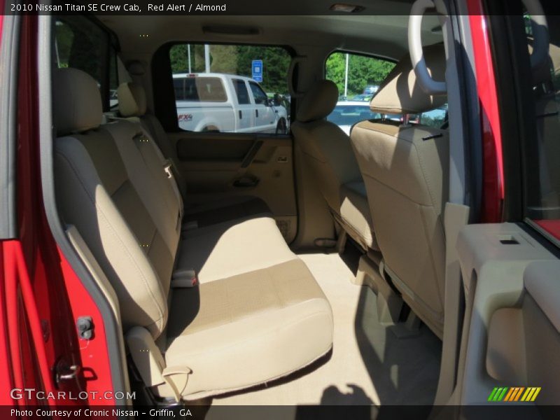 Red Alert / Almond 2010 Nissan Titan SE Crew Cab