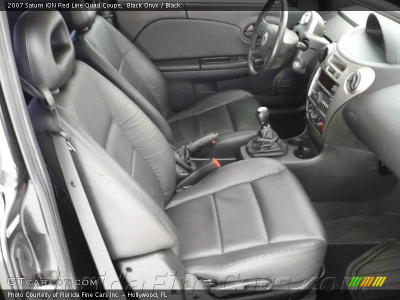 Black Onyx / Black 2007 Saturn ION Red Line Quad Coupe