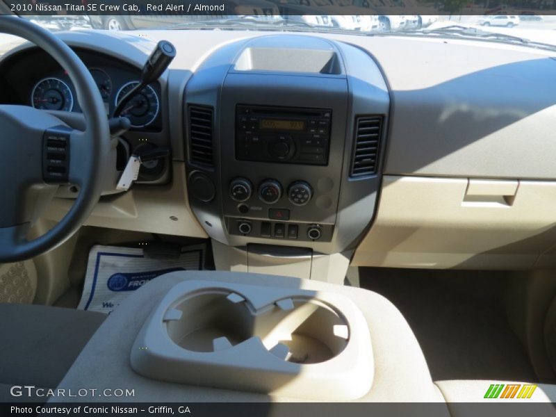 Red Alert / Almond 2010 Nissan Titan SE Crew Cab