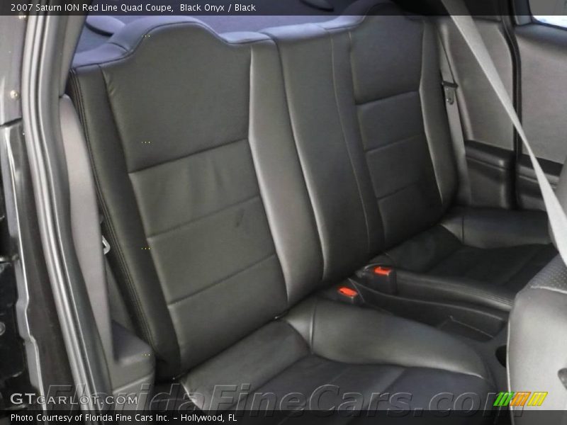 Black Onyx / Black 2007 Saturn ION Red Line Quad Coupe