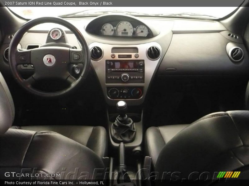Black Onyx / Black 2007 Saturn ION Red Line Quad Coupe