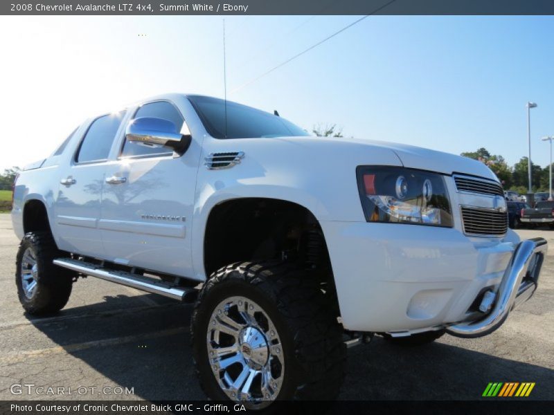 Summit White / Ebony 2008 Chevrolet Avalanche LTZ 4x4