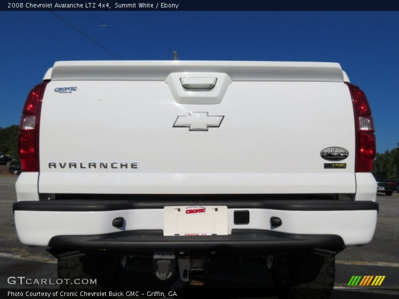 Summit White / Ebony 2008 Chevrolet Avalanche LTZ 4x4