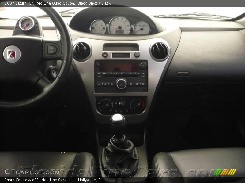 Black Onyx / Black 2007 Saturn ION Red Line Quad Coupe
