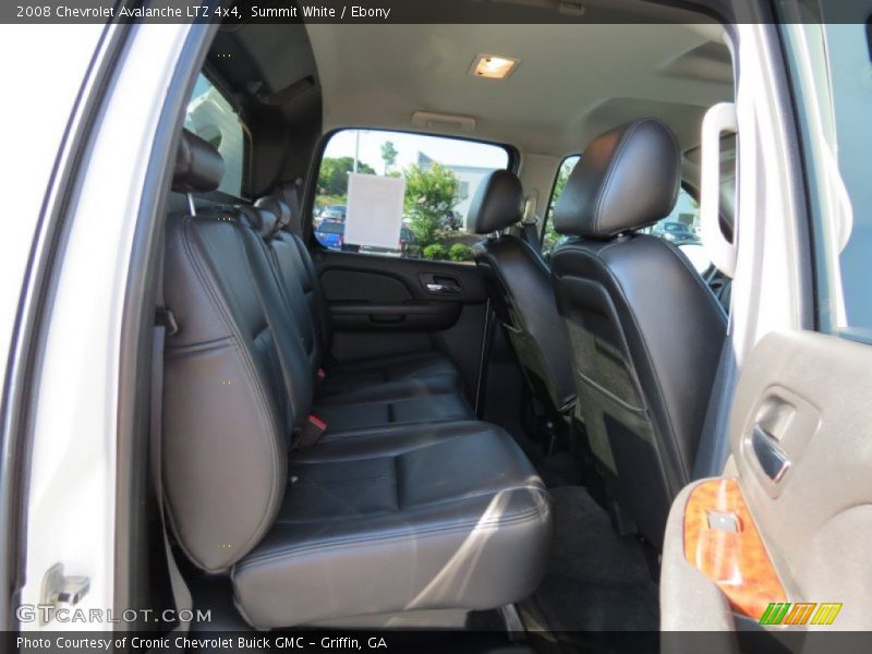 Summit White / Ebony 2008 Chevrolet Avalanche LTZ 4x4