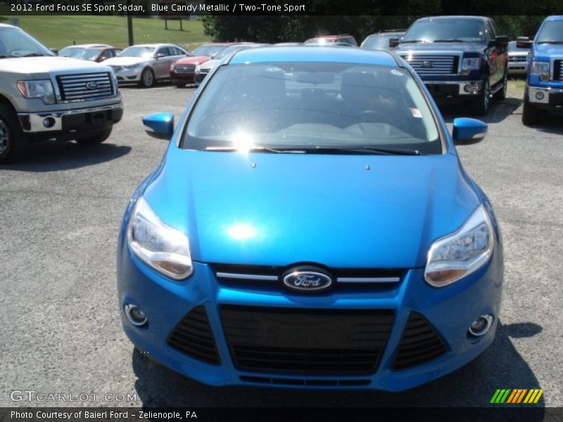 Blue Candy Metallic / Two-Tone Sport 2012 Ford Focus SE Sport Sedan