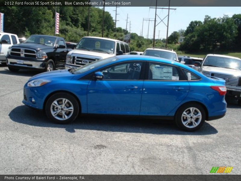 Blue Candy Metallic / Two-Tone Sport 2012 Ford Focus SE Sport Sedan
