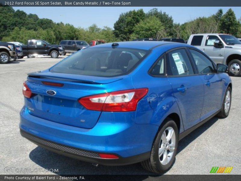 Blue Candy Metallic / Two-Tone Sport 2012 Ford Focus SE Sport Sedan