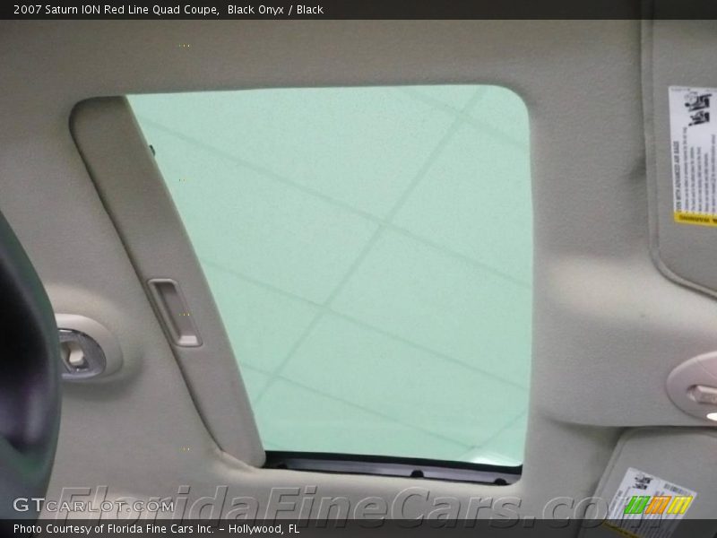Black Onyx / Black 2007 Saturn ION Red Line Quad Coupe