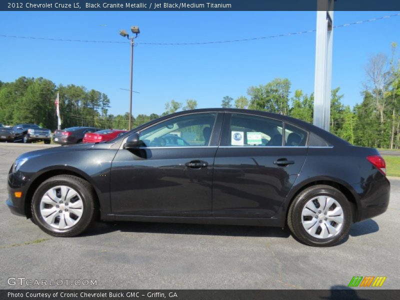 Black Granite Metallic / Jet Black/Medium Titanium 2012 Chevrolet Cruze LS