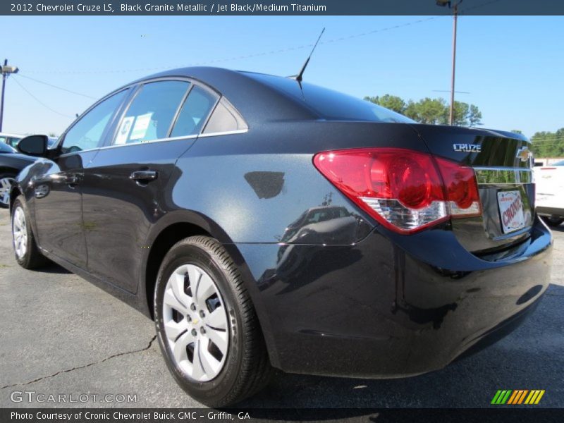 Black Granite Metallic / Jet Black/Medium Titanium 2012 Chevrolet Cruze LS
