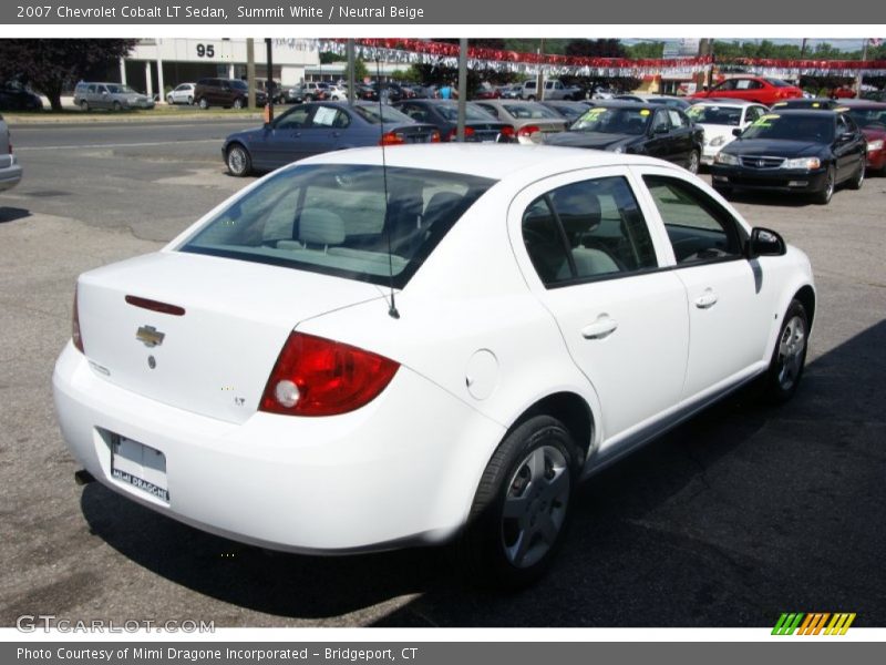 Summit White / Neutral Beige 2007 Chevrolet Cobalt LT Sedan