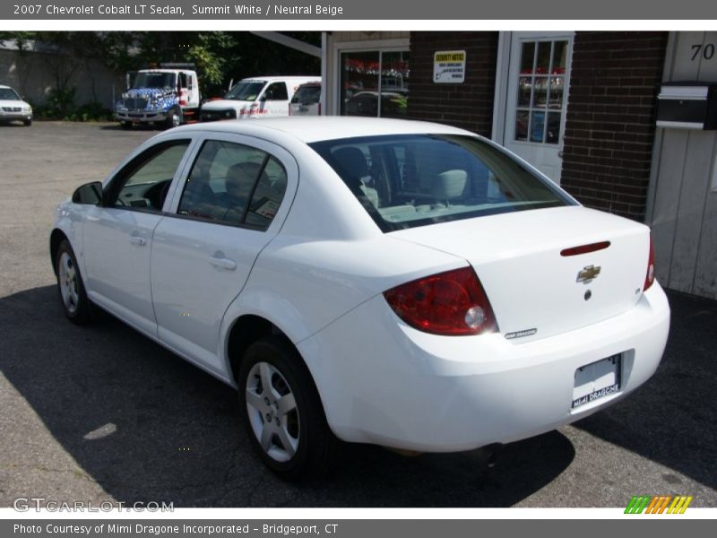 Summit White / Neutral Beige 2007 Chevrolet Cobalt LT Sedan
