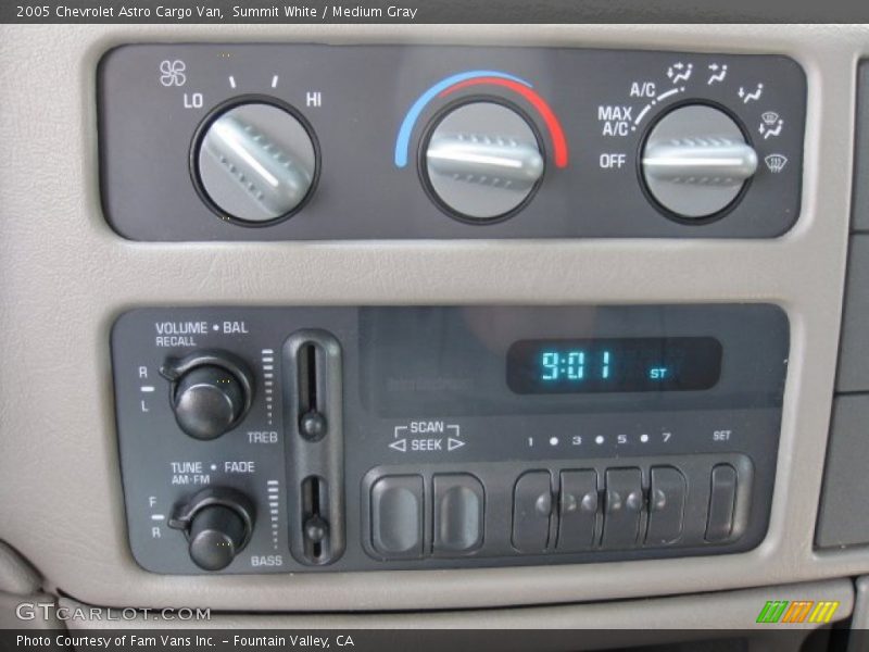 Summit White / Medium Gray 2005 Chevrolet Astro Cargo Van