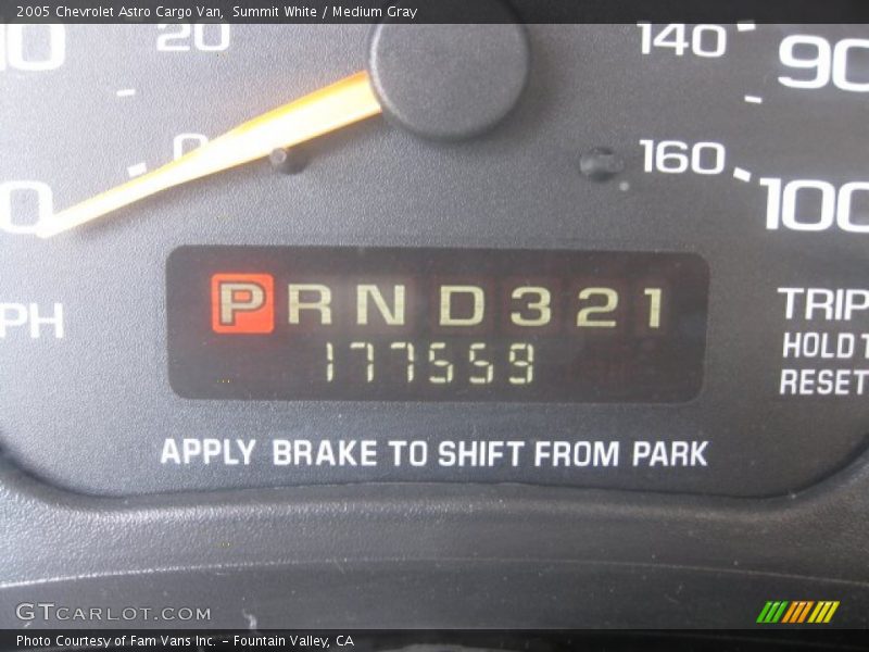 Summit White / Medium Gray 2005 Chevrolet Astro Cargo Van