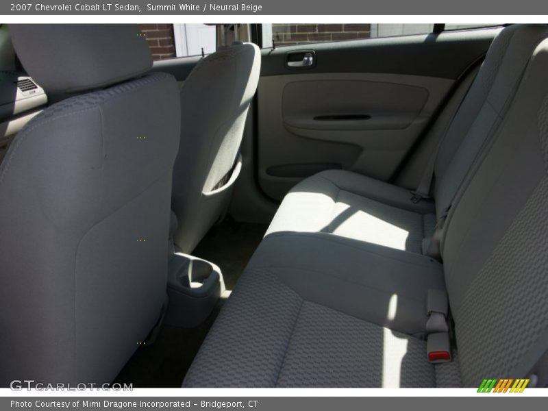Summit White / Neutral Beige 2007 Chevrolet Cobalt LT Sedan
