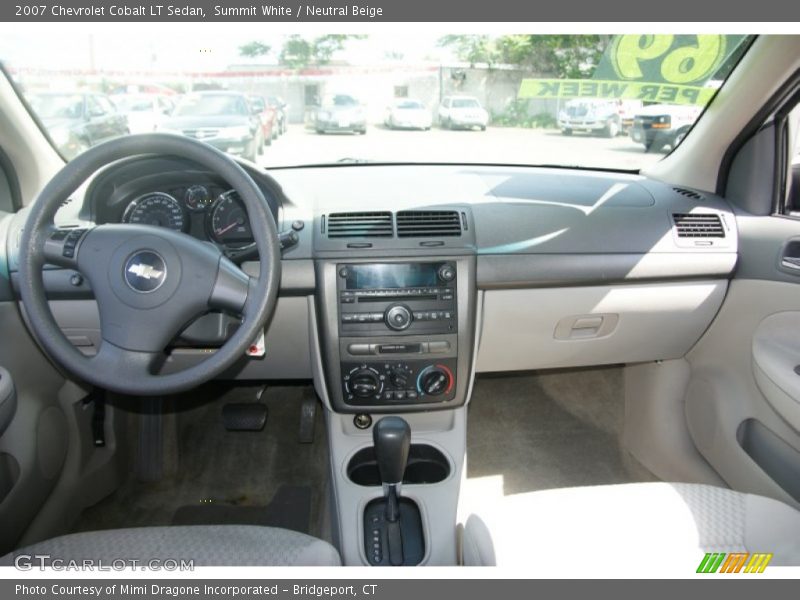 Summit White / Neutral Beige 2007 Chevrolet Cobalt LT Sedan