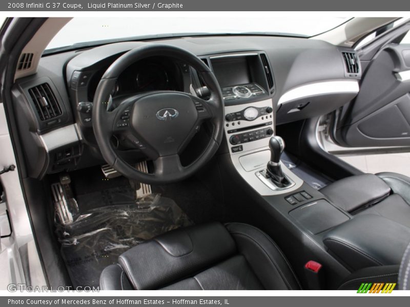Liquid Platinum Silver / Graphite 2008 Infiniti G 37 Coupe