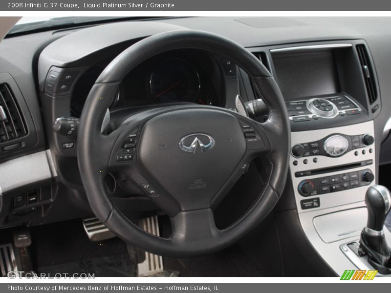 Liquid Platinum Silver / Graphite 2008 Infiniti G 37 Coupe