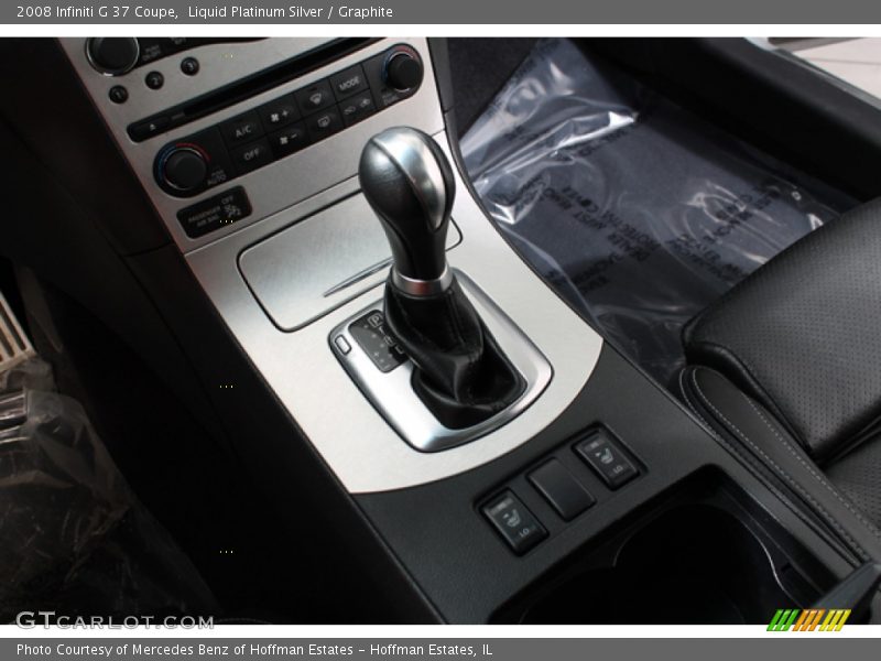 Liquid Platinum Silver / Graphite 2008 Infiniti G 37 Coupe