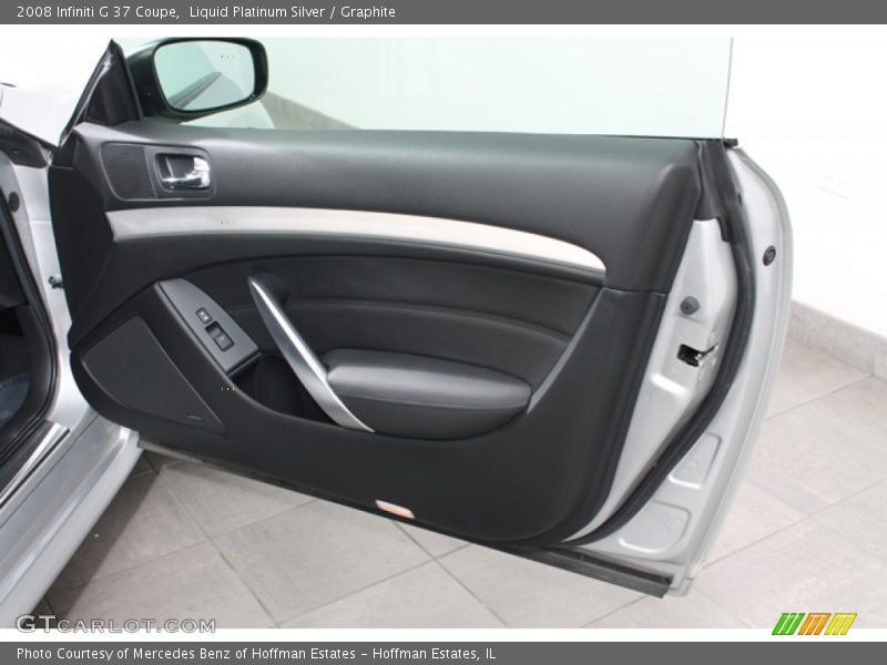 Liquid Platinum Silver / Graphite 2008 Infiniti G 37 Coupe
