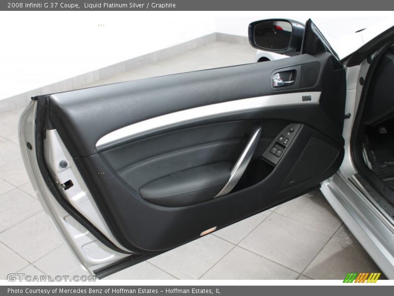 Liquid Platinum Silver / Graphite 2008 Infiniti G 37 Coupe