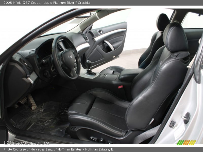 Liquid Platinum Silver / Graphite 2008 Infiniti G 37 Coupe