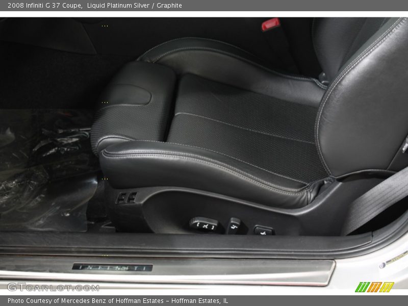 Liquid Platinum Silver / Graphite 2008 Infiniti G 37 Coupe